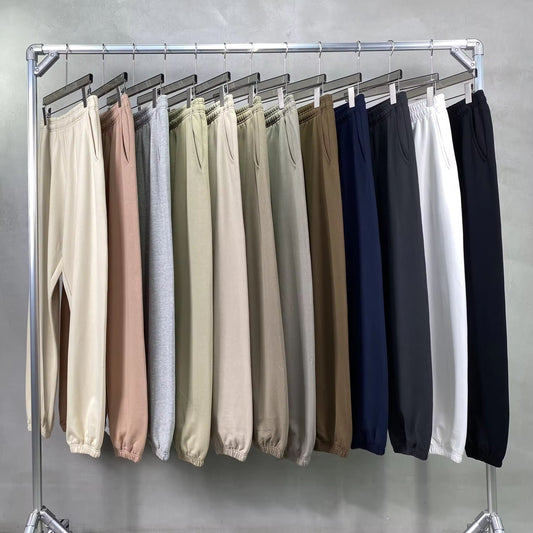 Men's Heavyweight Joggers Trouser Sports Track Pants Custom Sweatpants High Quality 100% Cotton Casual Men's Pants