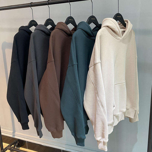Men's Clothing Hoodies Sweatshirts Custom Logo Top Quality Cotton French Terry Pullover Hoodie